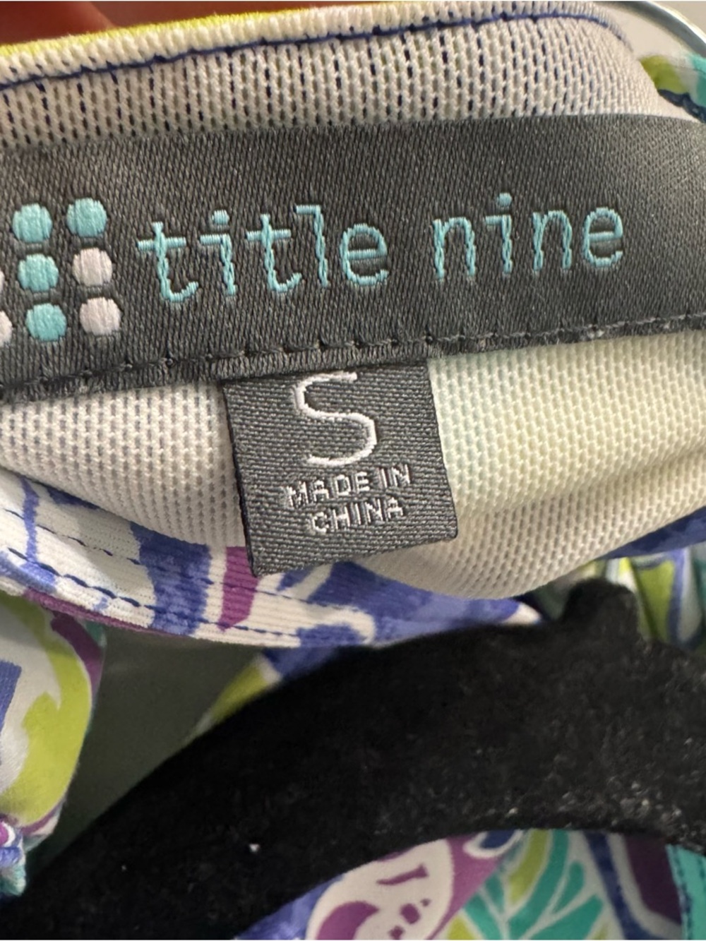 Title Nine Steadfast Diamalete Floral A-Line Sundress Nylon Granola Stretch S - Picture 4 of 7